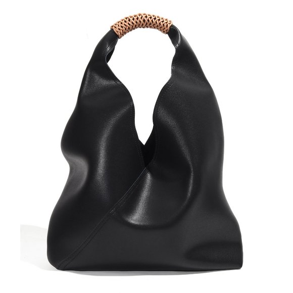 Ladies bag shoulder bag hand bucket woven bag main image 8